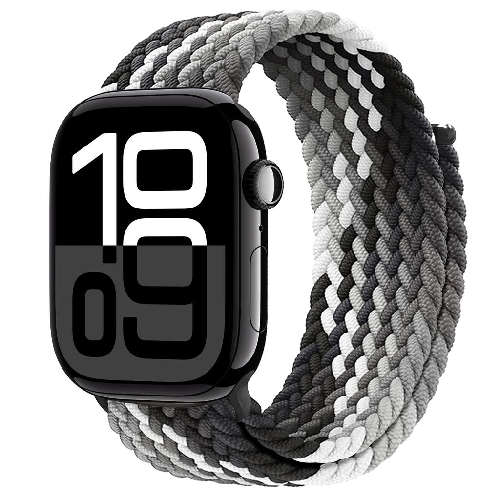 Braided Strap For Apple Watch 10 11 Bands 46mm 45mm Ultra2 49mm 44mm 40 41mm 42mm Correa Bracelet iWatch Series 9 8 7 3 5 4 Se 6