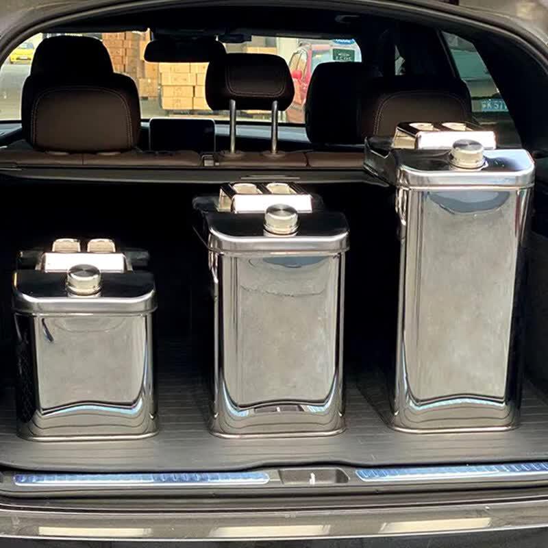 30L 304 Stainless Steel Square Fuel Can