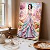 Candy House Snow White New Pearl-Inlaid Frameless Art | Handmade Pearl Craft, Candy House Lollipop Theme, for Sweet Fairy Tale Decor