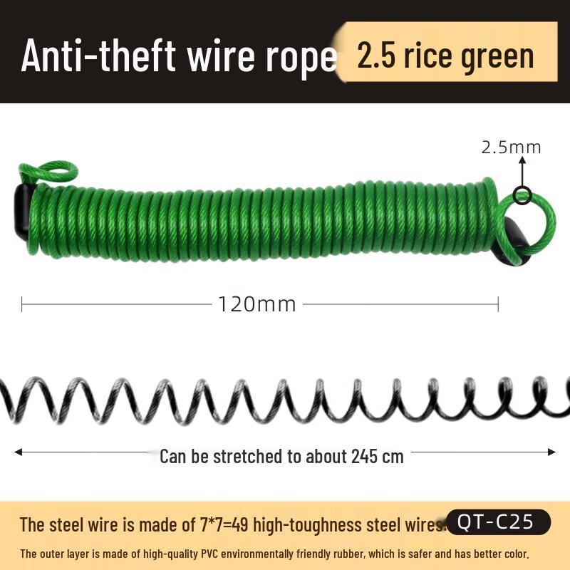 Steel Wire Retractable Fishing Lanyard