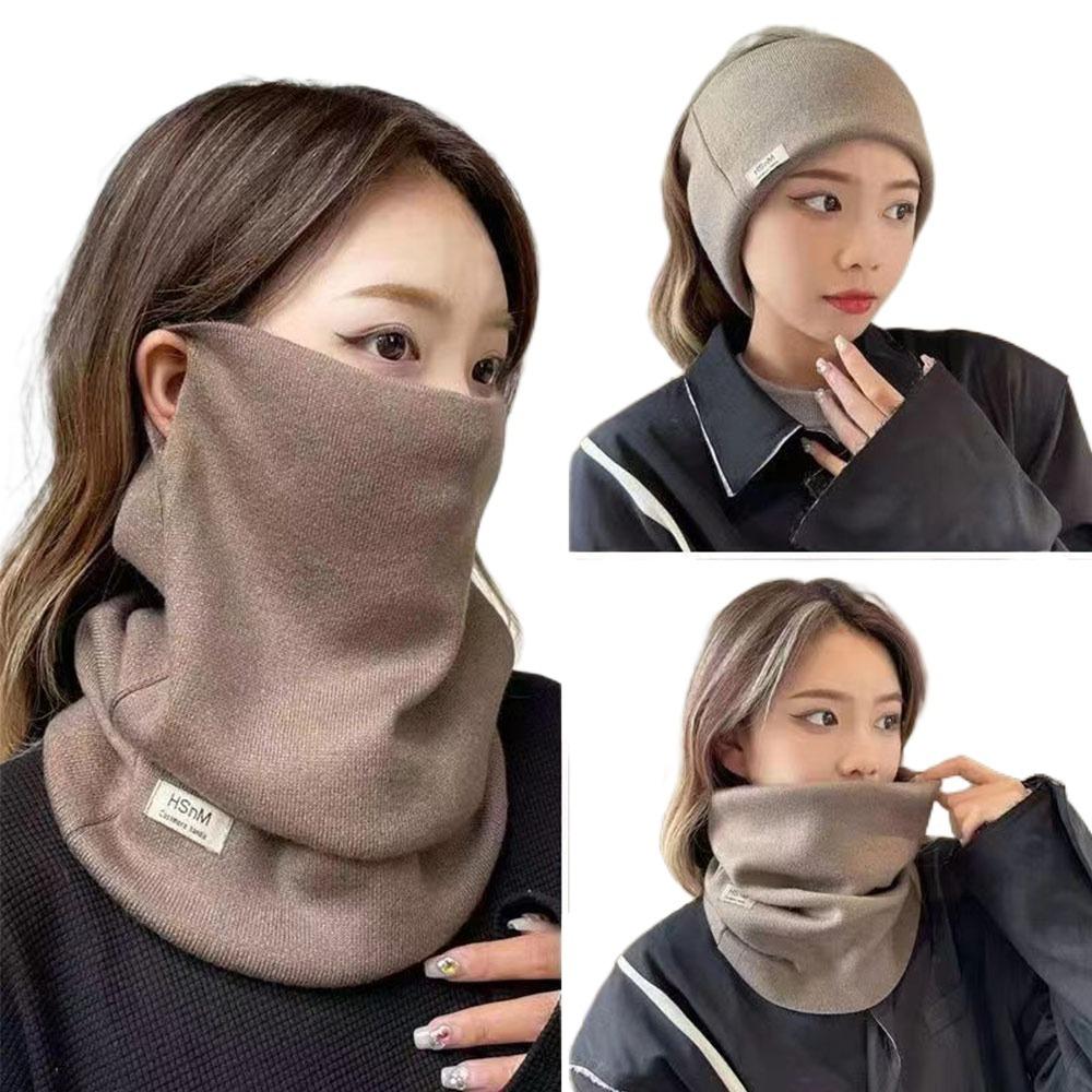 Fashion Windproof Winter Warm Mask Thickened Soft Neck Protection Cover Hanging Ear Face Mask Ski Scarf Mask Outdoor хаки