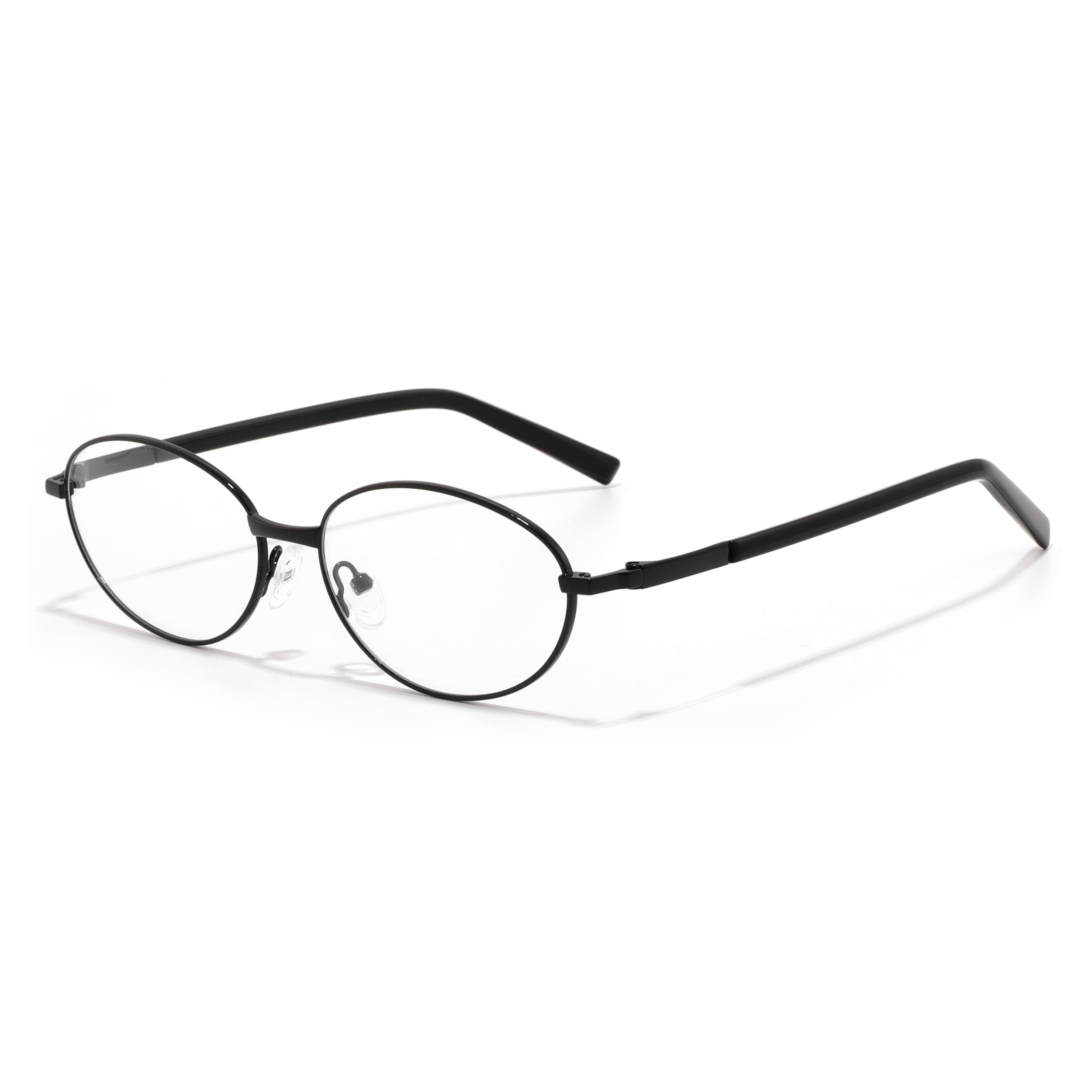 

Vintage Old Money Aesthetic Oval Fake Glasses Frame Men Women Korean Style Luxury Brand Design Optical Prescription Eyeglasses