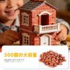 Dazzlestar Miniature Scale Red Set of Miniature Parts for Model DIY and Diorama Making Bricks, 1/35 Bricks, 500, Making, Scenery, Buildings,