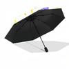 1pc Colorful Streams Automatic Cute Umbrella 8-Bone Design Compact Gear for Outdoor Travel, Perfect Holiday Gift yy251230013