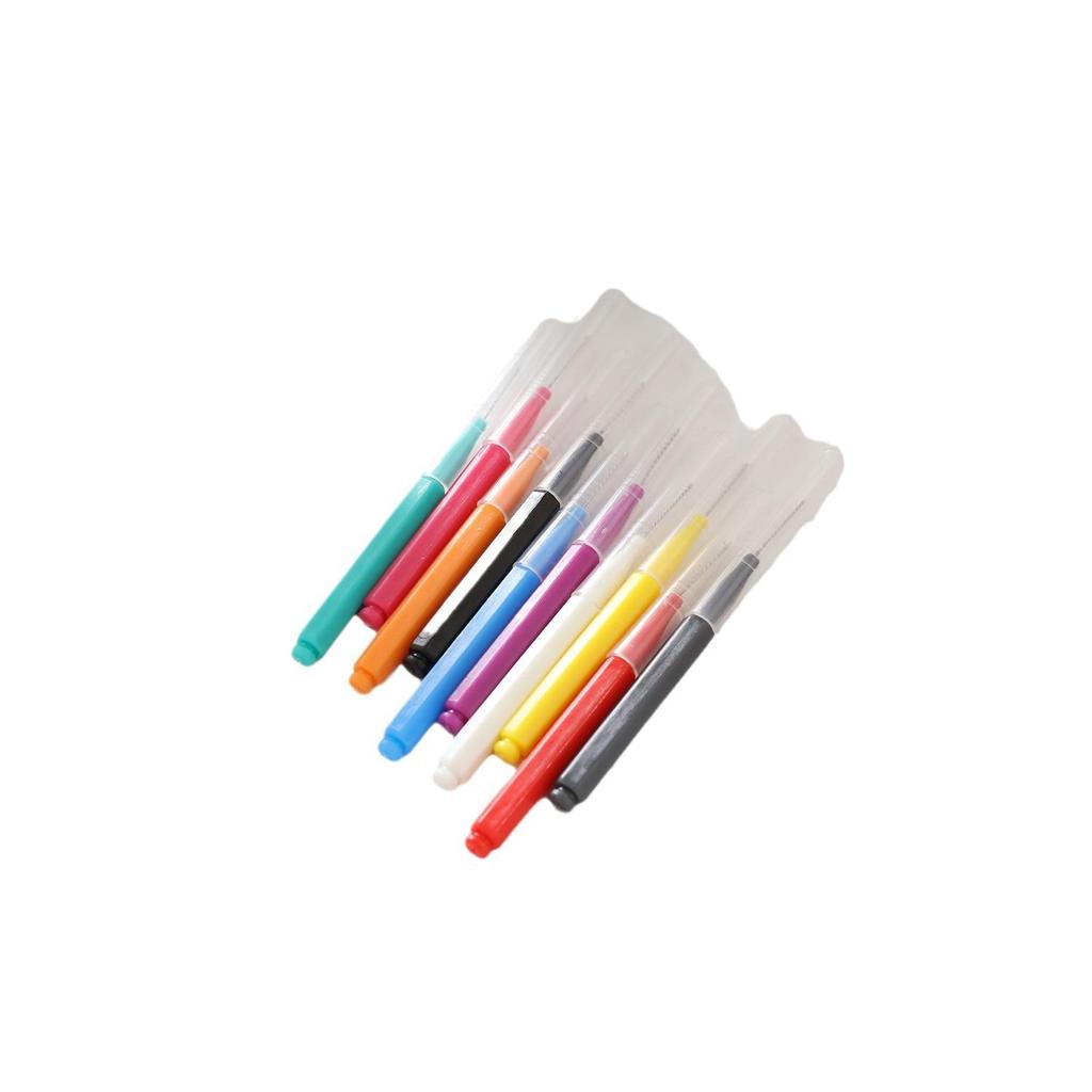 Colored Disposable Spiral Eyelash and Eyebrow Brush Combo