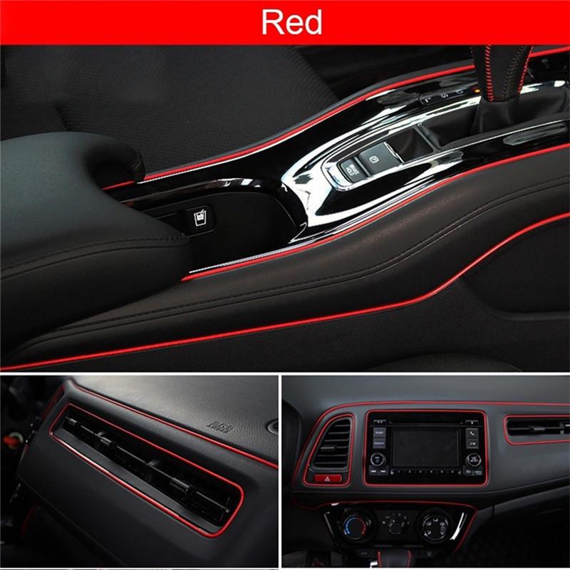 5M Car Style Interior Trim With Decorative Molding Fascia Dashboard Door Edge Universal Auto Parts