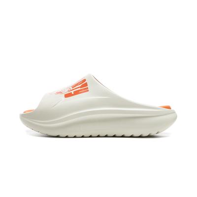 LOL X Li Ning SOFT SLIPPER Slip Resistant Odor Resistant Abrasion Resistant Slide Slippers Unisex Pearl White AGAU027-3