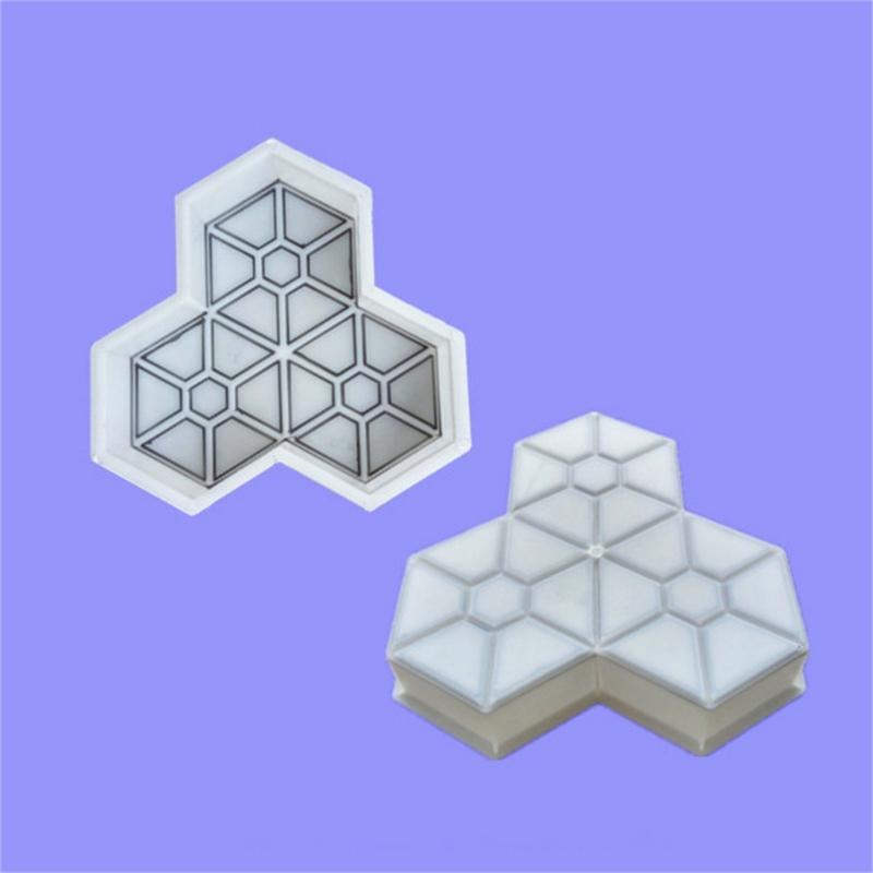 Maple Leaves Brick Molds Reusable Stone Molding Stepping Stone Pathway Maker Yard Garden Pavement Mould Decoration