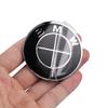 KSMH6 4Pcs Car Styling BMW Emblem Tire Wheel Center Sticker Hub Cap Badge Decals For BMW M Power 1 3 4 5 6 7 M3 M5 M6 E46 E39 E60 E90
