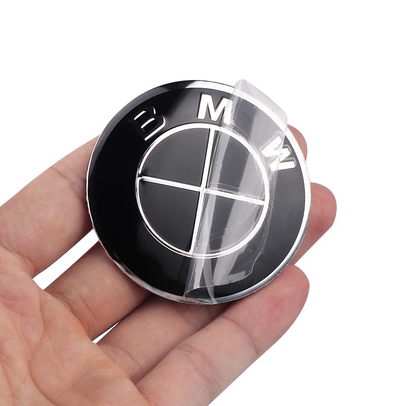KSMH6 4Pcs Car Styling BMW Emblem Tire Wheel Center Sticker Hub Cap Badge Decals For BMW M Power 1 3 4 5 6 7 M3 M5 M6 E46 E39 E60 E90