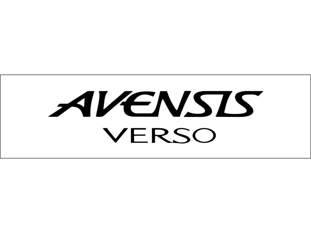 Toyota Avensis Verso Rain and Sun Window Visor Without Bright Strip