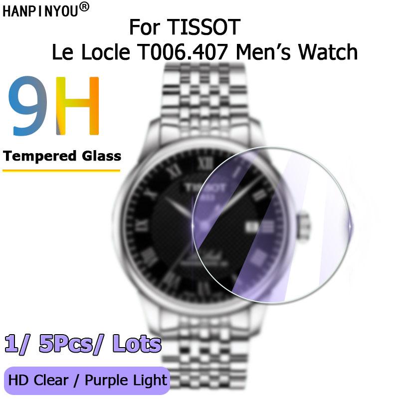 1-5Pcs per TISSOT Le Locle T006.407 T006407 T006407B Orologio da uomo HD  Clear / Purple Light 2.5D Film Protector Guard in vetro temperato acquista  in modo economico — spedizione gratuita, recensioni reali