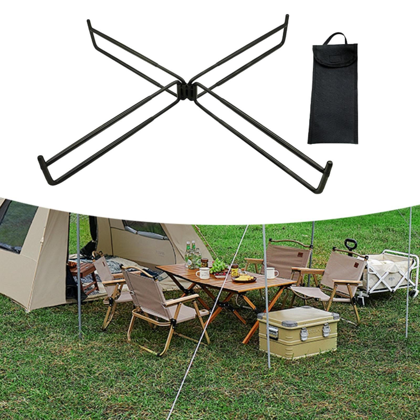 

Складаний тримач-підставка Компактний Стабільний Універсальний Наземний Стійка для валізи для Риболовлі Барбекю Тераси