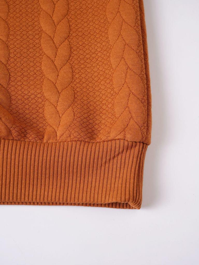 European Men's High Collar Jacquard Sweater - Solid Color, Autumn/Winter Fashion