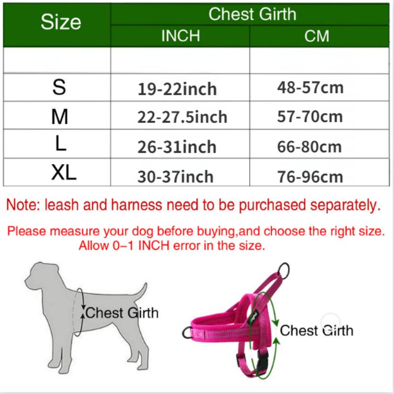 Dog Harness No Pull Dog Harnesses Adjustable Pet Walking Training Vest For Medium Large Dogs Bulldog