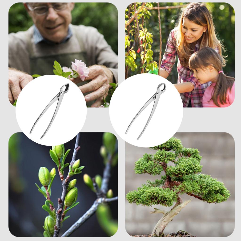 Quality 2Piece Bonsai Tool Set With Ergonomic Handle Knob Cutter Angled Cutter For Comfortable Gardening Work Task