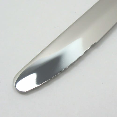 Seki Kaneji Steak Knife with Double Wave Edge and Steak Fork Set