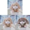 Rabbit Plush Toy Keychain With Soft Polyester Material For Bag Decor And Gift For Kids