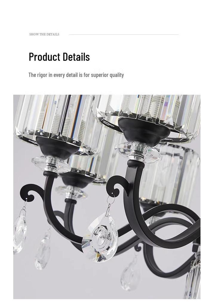 2026 Modern Crystal Chandelier - Luxury Lamp for Living Room, Dining Room, and Bedroom