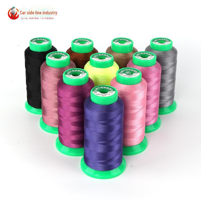 High-Strength 150D Polyester Sewing Thread: 3-Strand Oil-Free Nylon for Clothing, Leather, and Luggage.