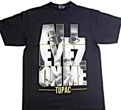 TUPAC SHAKUR T-Shirt 2Pac Urban Streetwear Hip Hop Rap Herren-T-Shirt Schwarz Neu