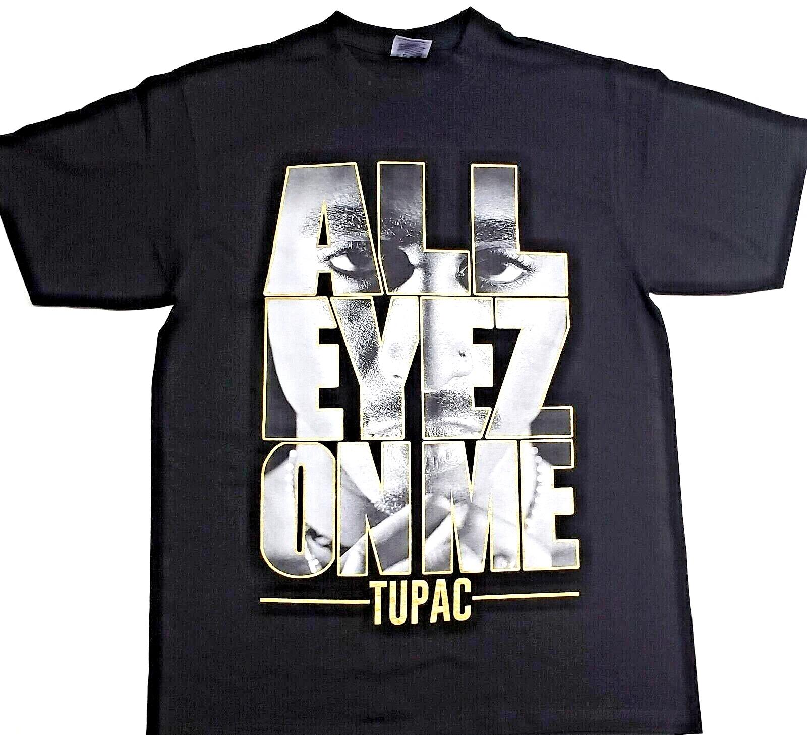 

TUPAC SHAKUR T-shirt 2Pac Urban Streetwear Hip Hop Rap Men s Tee Black New S