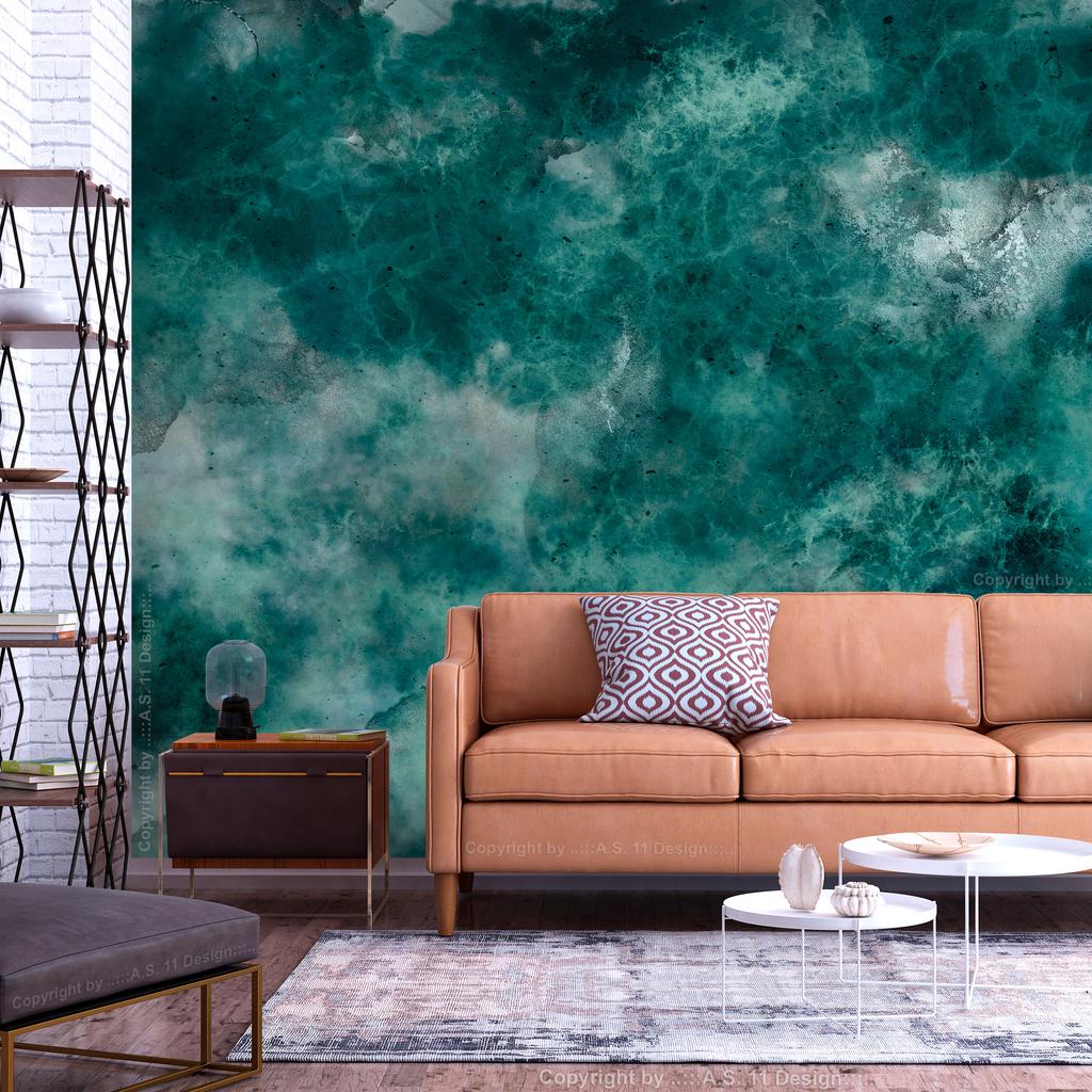 Wallpaper - Malachite Respite - Modernist Abstract Background With Texture