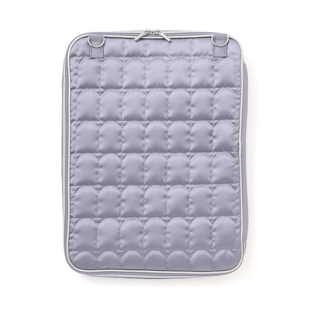 Francfranc Arch Quilt PC Case, 13-14 inch, Blue Gray