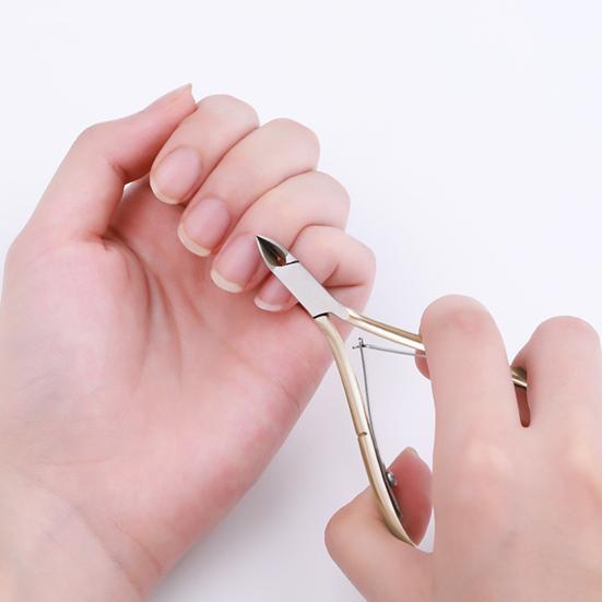 Practical Anti-rust Comfortable Grip Nail Cutter Stainless Steel Beauty Care Scissor Manicure Store Supply