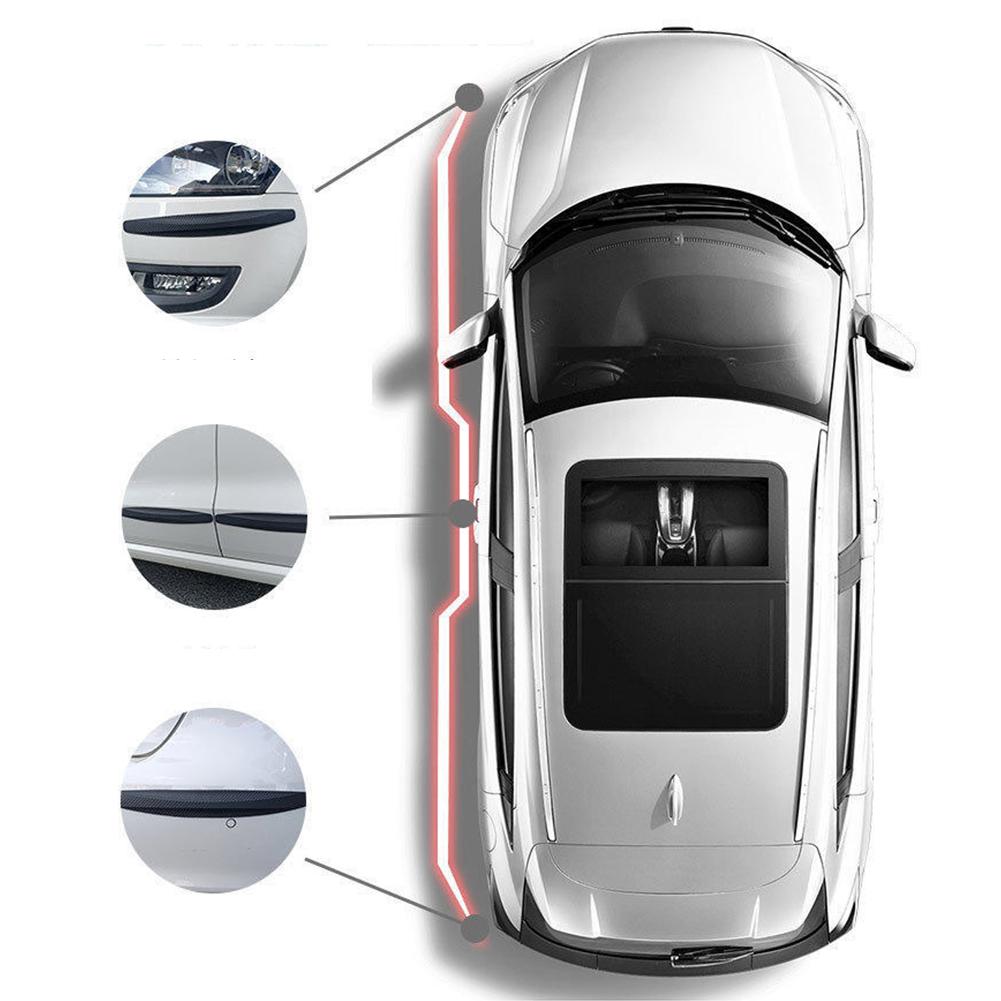 Adesivo de proteção anticolisão para para-choque de carro, protetor de borda de porta, acabamento, tira de proteção, protetor contra arranhões, barra de colisão de carro