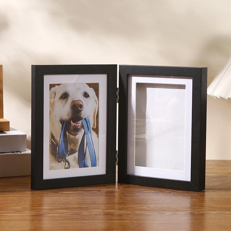 Porta-Retrato Memorial para Pets com Pegada - Presente DIY com Foto para Cães e Gatos