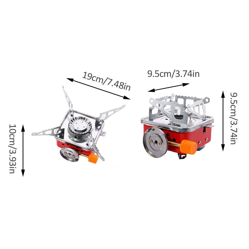 Picnic Card Type Camping Stove Foldable Portable Travel Cooking Stove Furnace for Outdoor Hiking Camping Picnic Accessories