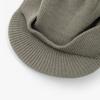 Earflap Short Brim Beanie Cap Thicken Add Plush Lined Hat Fashion Warm Knitted Peaked Cap  Winter