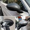 For Honda Civic 11th Gen 2025 2PCS Carbon Fiber Look Add-on ABS Car Side Door Rear View Mirror Cover Cap Sticker Case Shell