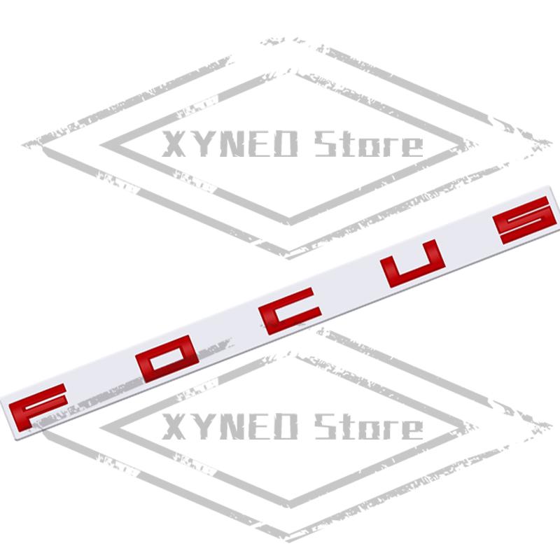 Car Sticker Metal For Focus Logo Ford Fiesta Mondeo Kuga ST LINE Emblem Badge Trunk Decal Auto Accessories