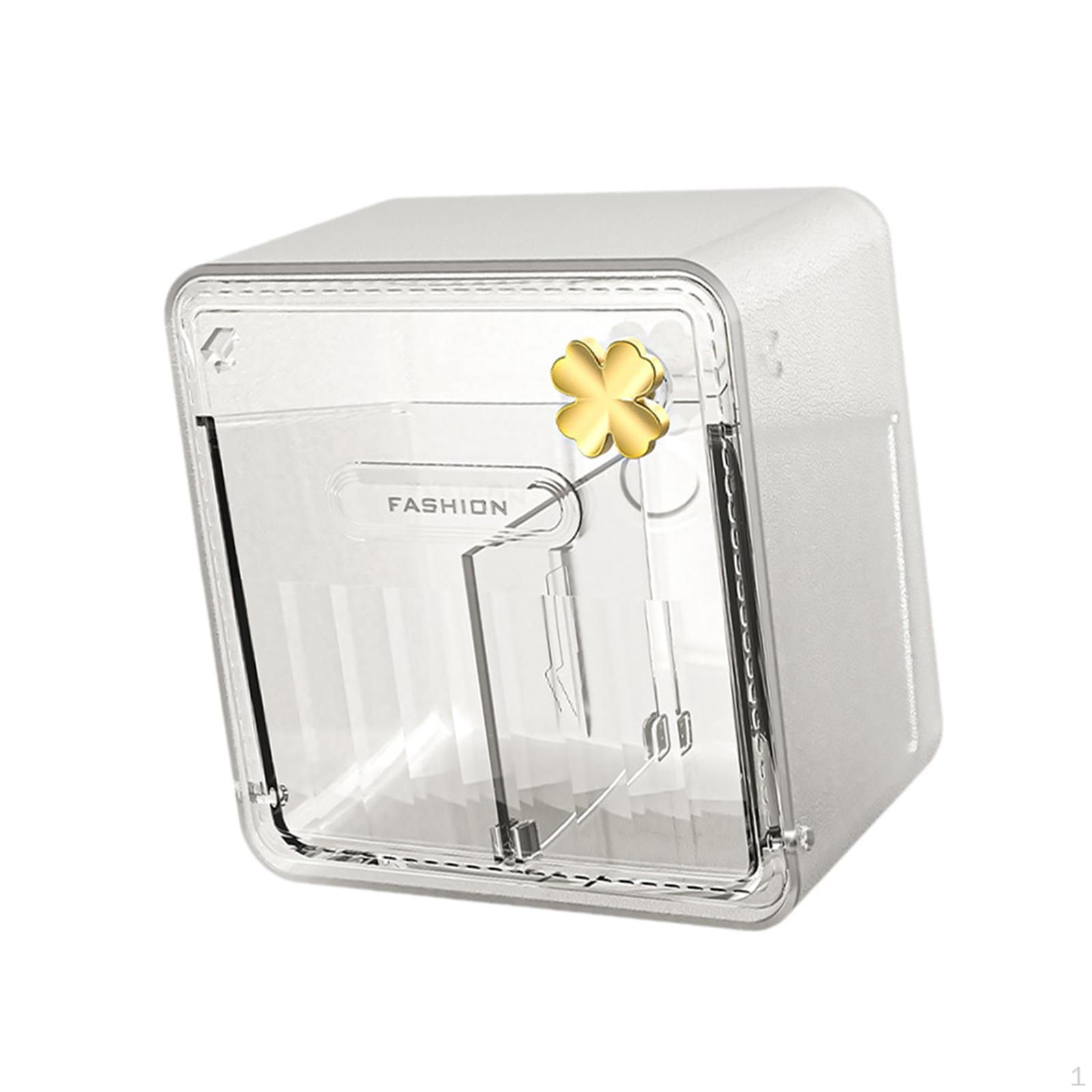 

Настенный контейнер для хранения Многофункциональный диспенсер для аксессуаров и принадлежностей для Transparent