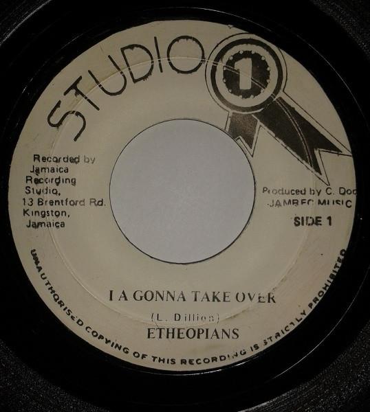 

7inch Record ETHIOPIANS / JACKIE MITTOO & SOUL B - I A Gonna Take Over / Home Made NONE Studio One Jamaica Reggae, Ska & Dub Used