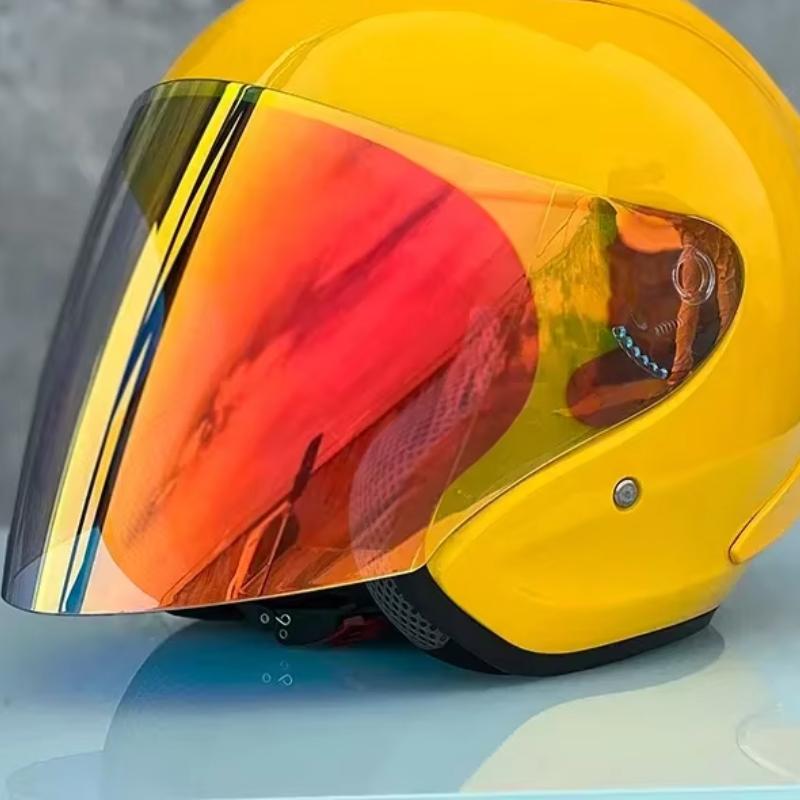 Ram4 Glossy Yellow Half Helmet Men and Women Motorcycle Off-Road Summer Helmet Downhill Racing Mountain Cross Casco Capacete