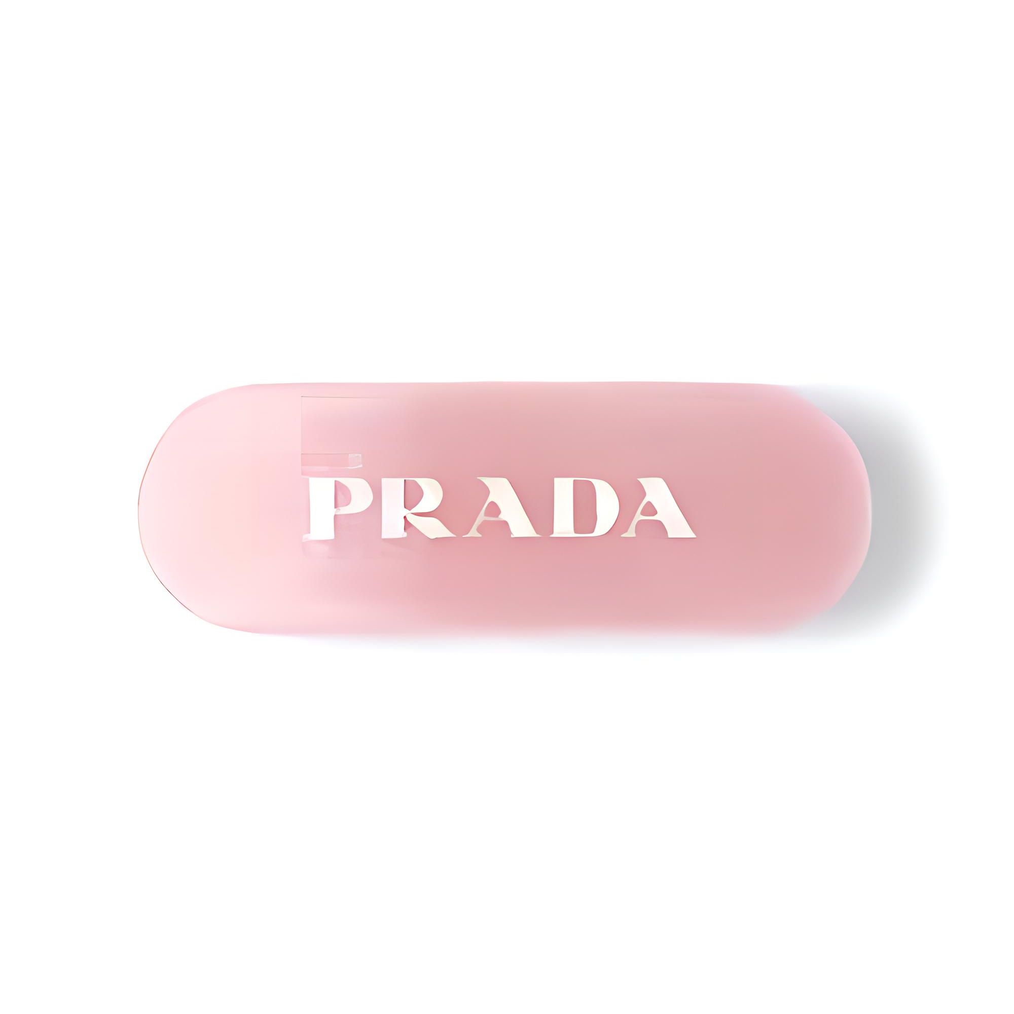Prada Back Letter Logo Hair Clip Women Hair Accessories Pink 1IF1082CLPF0E18 Pink,F