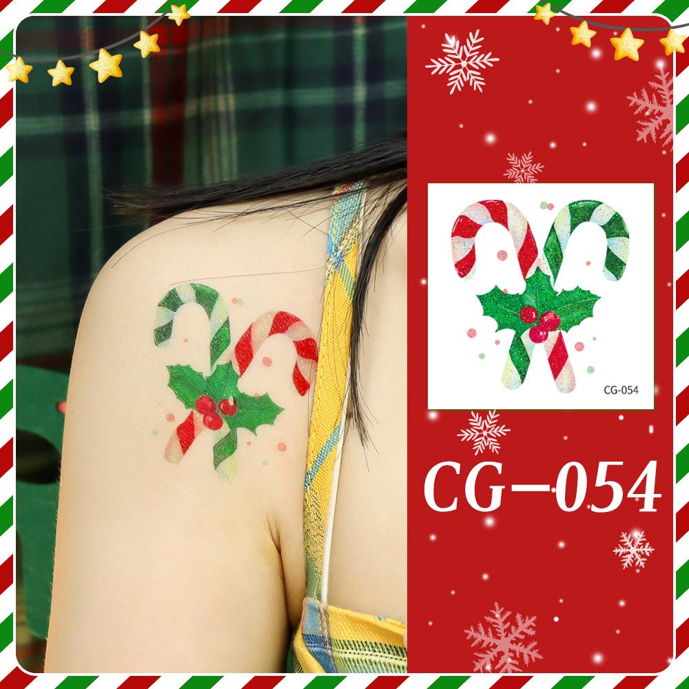 Ruikalong Christmas Cartoon Temporary Tattoo Stickers for Face and Arms