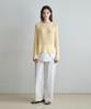 Wednesday Oasis For Woman Boucle Slub Raglan Knit_Butter Yellow(Wc26Kn05)