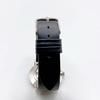 Used 355 SEIKO Chariot Men's Watch 70s Vintage Black Leather