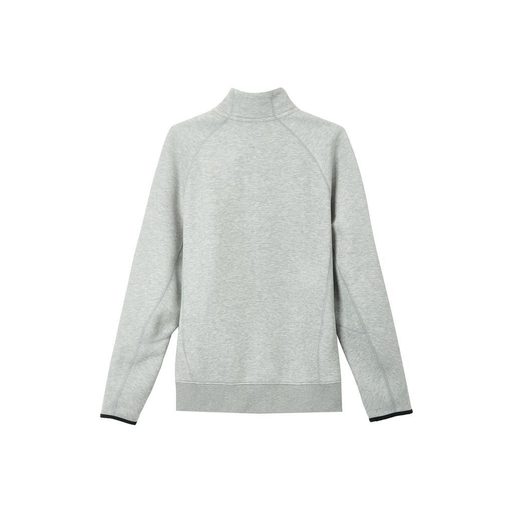 Nike Düz Renk Yarım Fermuarlı Düşük Omuzlu Kazak Erkek Sweatshirt Gri FB7999-063