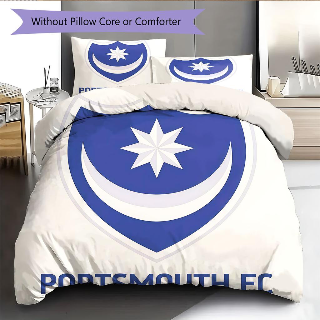 PFC logo Bedding Quilt Set Quilt Cover Pillowcase Home Decoration Birthday Gift (1 * duvet cover + 2 * pillowcase, without core)