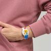 Swatch Quartz Movement 30M Water Resistant Casual Watch 34Mm White Dial Bio-Based Material Case Silicone Strap Women watches SO28Z116