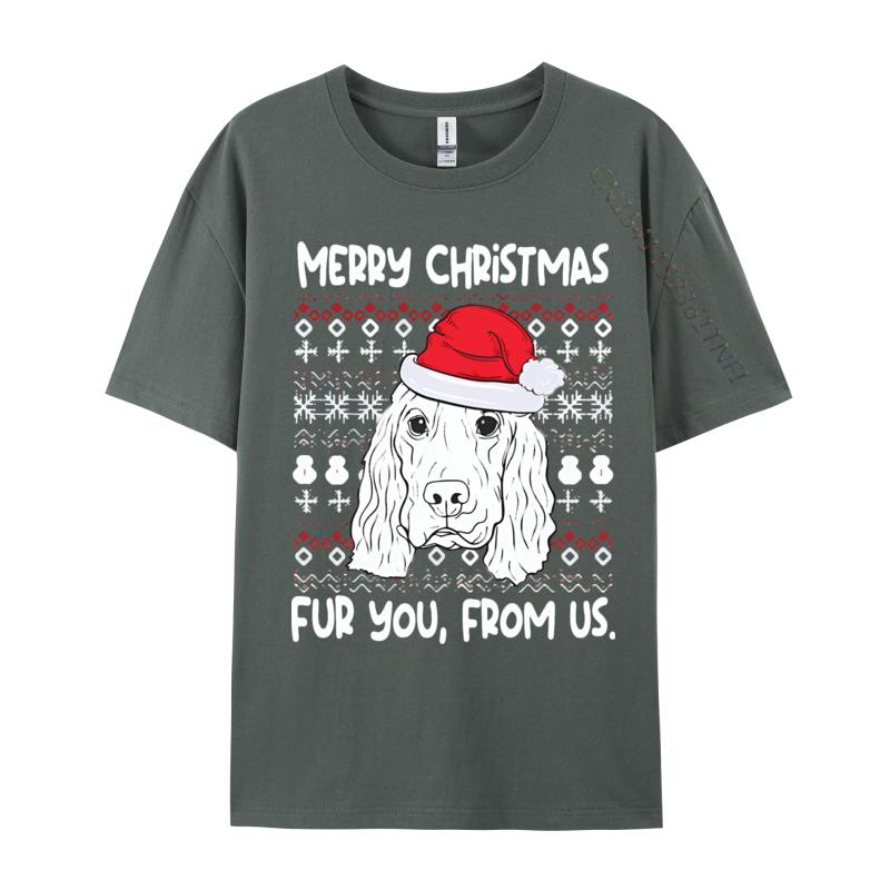 Hip Hop Cocker Spaniel Christmas Funny Dog Lover Tshirt Men T Shirt Funny Cotton Tops Tees Party Printed Tshirt