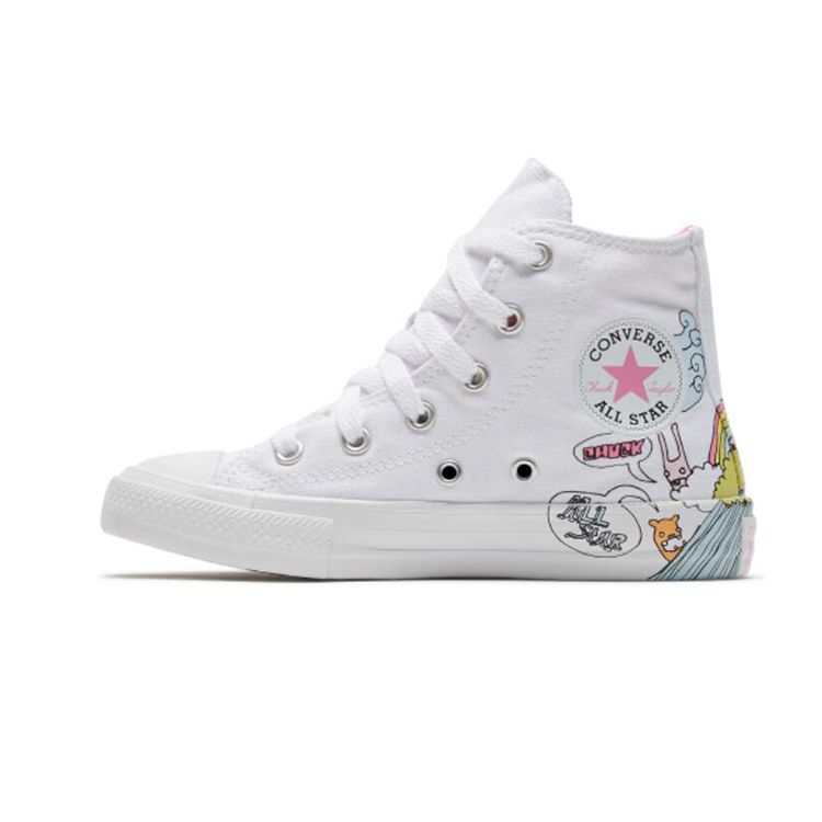 Converse All Star Comfortable High-Top Canvas Shoes Kids Sneakers 367382C