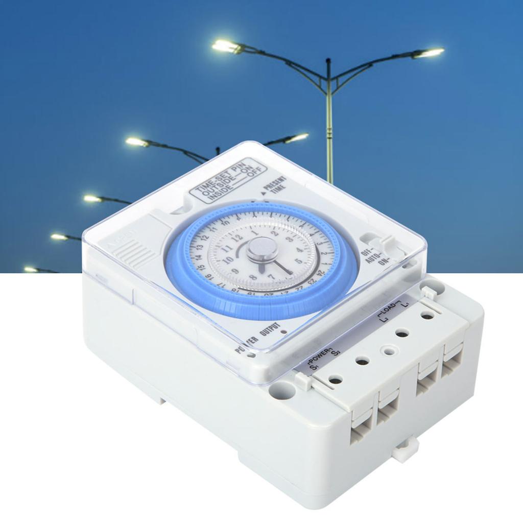 Mechanical Timer  TB388 Mechanical Timer 15 Minutes 24 Hours Time  Relay AC250V 20A Non Power Failure Timer
