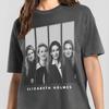 Elizabeth Holmes vintage black and white T-shirt, Elizabeth Holmes Tee, Elizabeth Holmes SweaT-Shirt