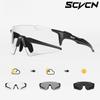 SCVCN Mode randlose Radsportbrille Outdoor Sport Laufen Fahren Sonnenbrille für Herren Angelbrille MTB Fahrradbrille 1 Glas